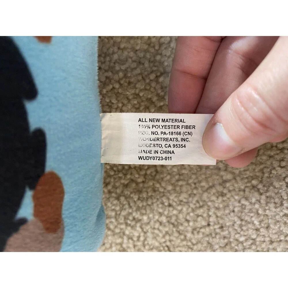 Construction Dump Truck Plush Small Decorative Pillow Boy Blue